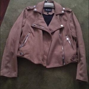 Faux leather jacket
